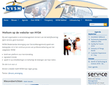 Tablet Screenshot of nvsm.nl